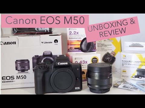 CANON EOS M50 UNBOXING & REVIEW!