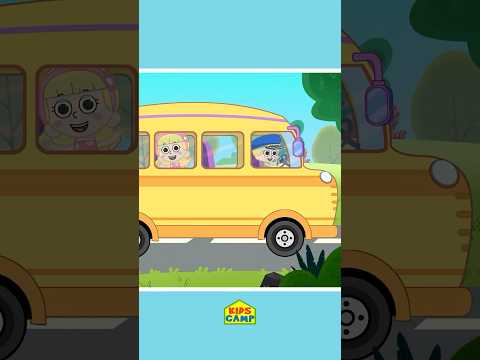 Wheels On The Bus #shorts #kidssong #nurseryrhymes