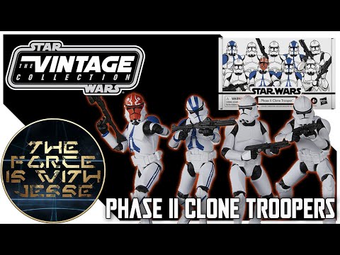 PHASE II CLONE TROOPERS | STAR WARS THE VINTAGE COLLECTION