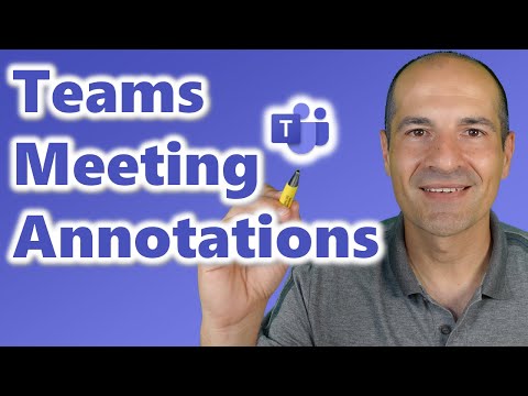 How to use the new meeting annotations experience in Teams