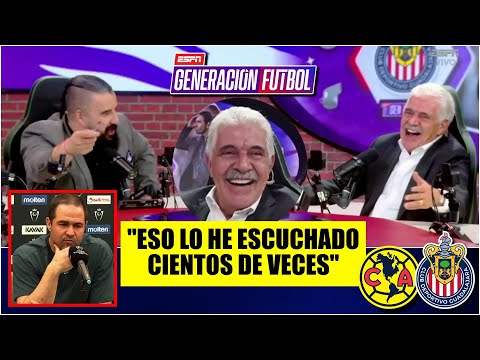 EL TUCA SE RÍE DE ÁLVARO por CREER en Jardine y sus CAMBIOS para el América vs Chivas | Generación F