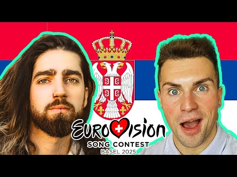 LET’S REACT TO SERBIA’S ENTRY FOR EUROVISION 2025 | PRINC - MILA