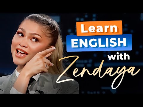 Learn English with ZENDAYA — Funny INTERVIEW