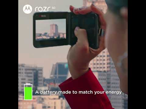 The #MotorolaRazr50 can go a full day and night