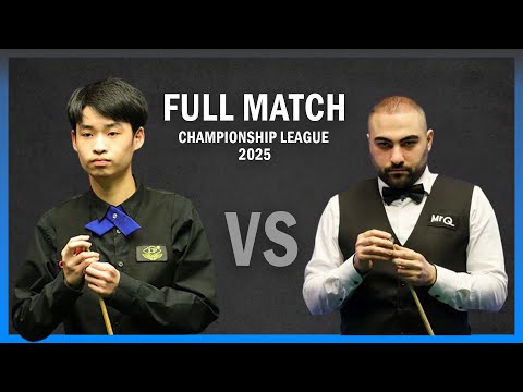 Si jiahui vs Hossein Vafaei Full Match Championship League 2025 Snooker Highlights