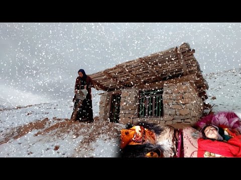 Snowcapped mountains warm shelter pregnant legend