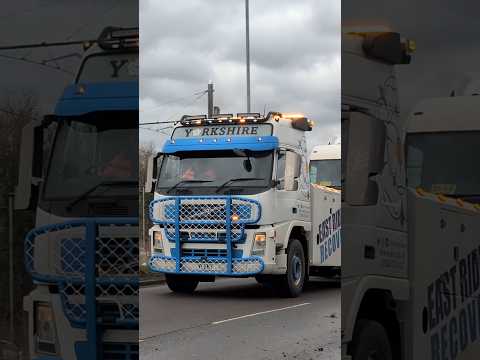 East Riding Recovery Renault and Volvo #truck at Trafford Park with #tones #shorts #youtubeshorts