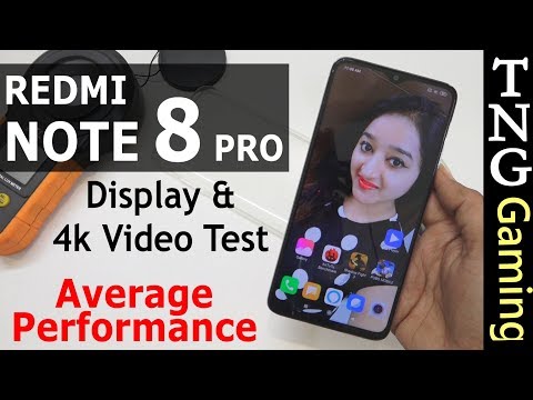 REDMI NOTE 8 PRO - 4K Video & Display Test