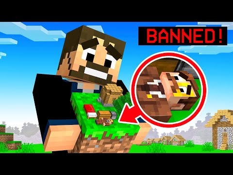 BANNED ONE BLOCK Hide And Seek in Minecraft