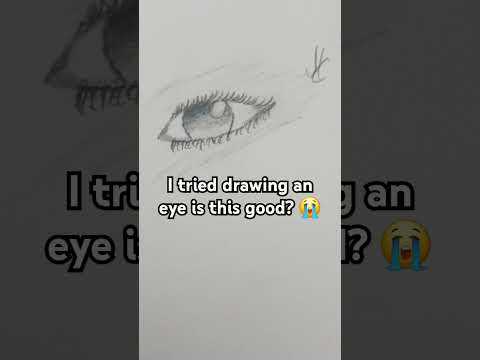 Pls do not hate 😭 #art #eye #shorts #plsdonthate