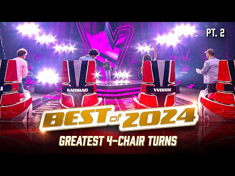 2024’s Greatest 4-CHAIR TURNS on The Voice | Mega Compilation | Pt. 2