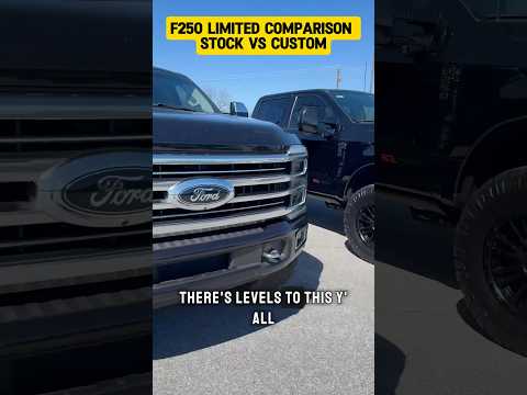 Akins Ford F250 LIMITED Super Duty COMPARISON