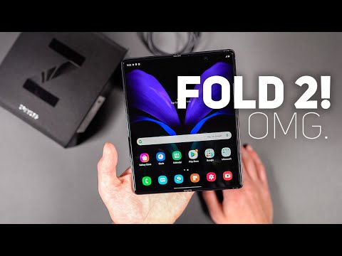 GALAXY Z FOLD 2 Unboxing and Tour!