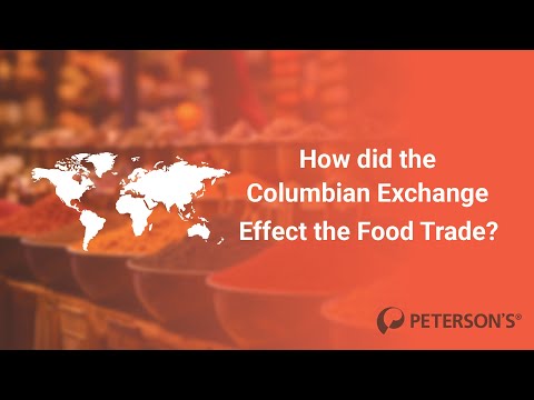 In About a Minute: How did the Columbian Exchange Effect the Food Trade?