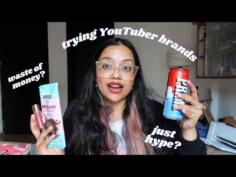 HONEST REVIEW of Mrucha Beauty, Prime energy drink and Mr Beast's Feastables Chocolate in India