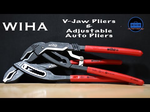 Wiha V Jaw Pliers & Adjusable Auto Grip Pliers