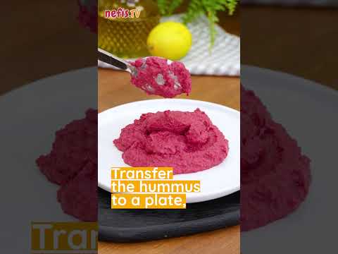 Beet Hummus Recipe | How to Make Pink Dipping Sauce