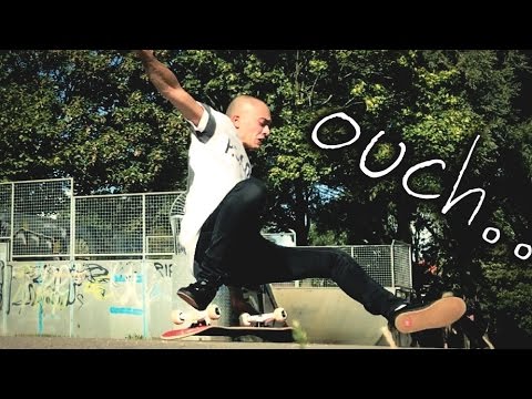 HEADHUNTERZ TRYING SKATEBOARD TRICKS (AND FALLS)