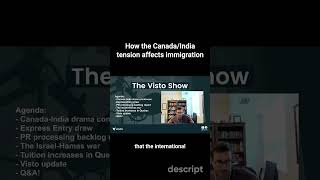 How the Canada/India tension affects immigration #immigrationcanada #canadaimmigration #canadaindia