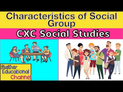 Characteristics of Social groups|CXC Social Studies | with Pictures and Video |Skeither Educational