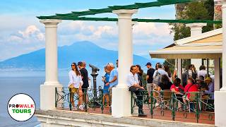 Capri, Italy Evening Walk– Sunset Views & Iconic Landmarks | 4K Walking Tour 🌅🚶‍♂️