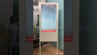 Digital signage standee | Video standee #digitalsignages #digitalsignagesoftware #digitalmenuboards