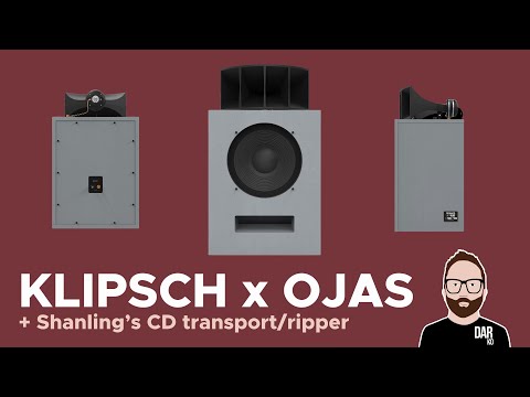 Klipsch x OJAS + a CD transport that's also a CD ripper...