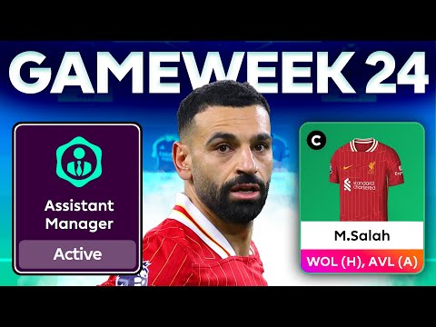 MY FPL GW24 TEAM ✍️ ASSISTANT MANAGER ACTIVE! 🚨 DOUBLE GAMEWEEK 25 ANNOUNCED 🚨