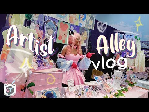 Superstar Comic Con Artist Alley Vlog 🌱 Day 1✨