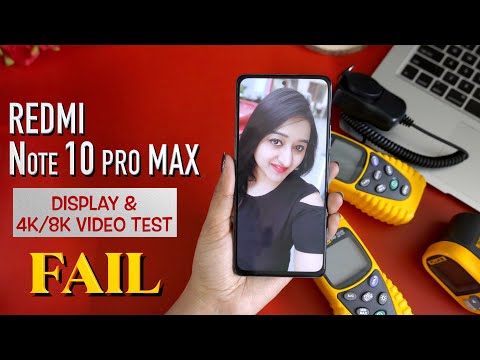 Redmi Note 10 Pro Max - 4K/8K Video & Display Test