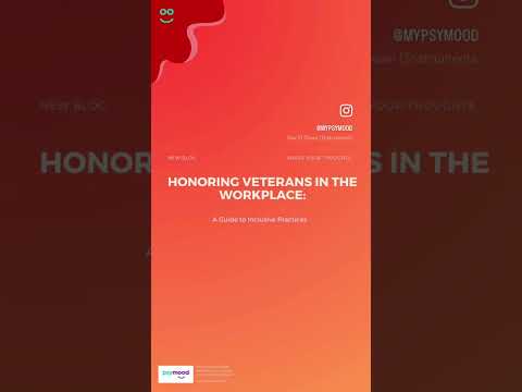 Honouring Veterans in the Workplace: A Guide to Inclusive Practices #psymood #mentalhealth