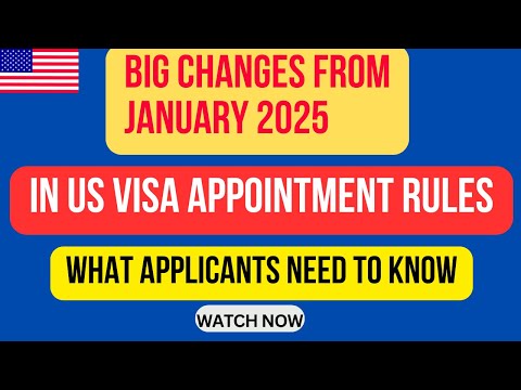 Big Changes to US Visa Appointment Rules  - What Indian Applicants Need to Know | USA Visa