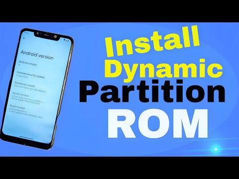 Dynamic Partition Build ROM Installation OFFICIAL METHOD with PC  In POCO F1 & Any device