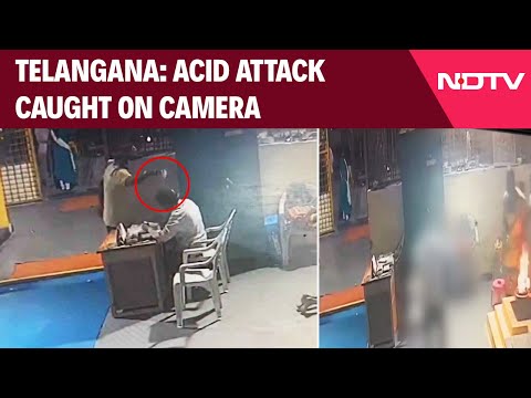 Telangana News | Caught On Camera: Acid Attack On Telangana Temple Staff