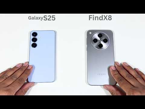 Samsung Galaxy S25 vs Oppo Find X8 Speed Test and Camera Comparison