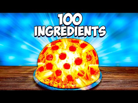 I Made a Pizza with 100 Ingredients