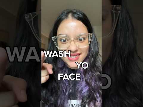 Face wash tutorial 🫣