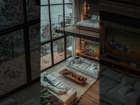 Rainstorm Comfort: Soft Lighting, Warm Blankets, and the Sound of Nature.