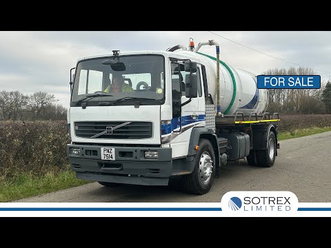 For Sale - New Stock From Sotrex: Volvo FL6 4 X 2 Vacuum Tanker