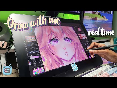 LIVE 🔴Draw with Me 🌱Rendering Process using the the XPPen Artist Pro 16 (Gen 2)