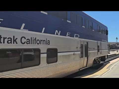 The Amtrak Surfliner in San Luis Obispo