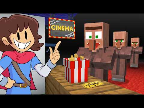 Opening a MOVIE THEATER in Minecraft