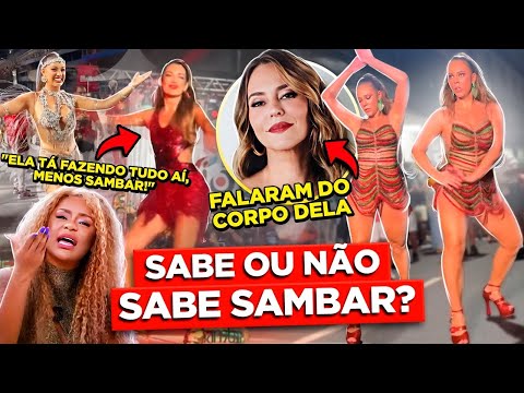 ANALISANDO O SAMBA DAS FAMOSAS 2025 - SABE OU NÃO SABE SAMBAR? | Diva Depressão