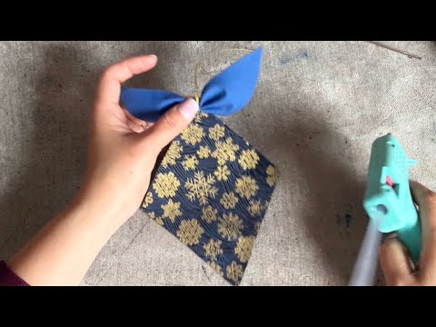 This Is My Favorite Fabric Angel - No Sewing Machine Needed/DIY Easy Tutorial Christmas Gift Idea