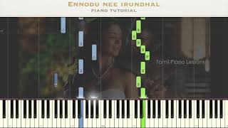 Piano Tutorial - Ennodu Nee Irundhal | Synthesia Video | A.R.Rahman