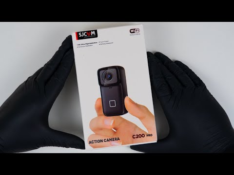 SJCAM C200 Pro 4K Mini Action Camera Unboxing - ASMR