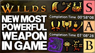 Monster Hunter Wilds - New BEST Highest Damage Weapon in Game - All Weapons Ranked Tier List Guide!