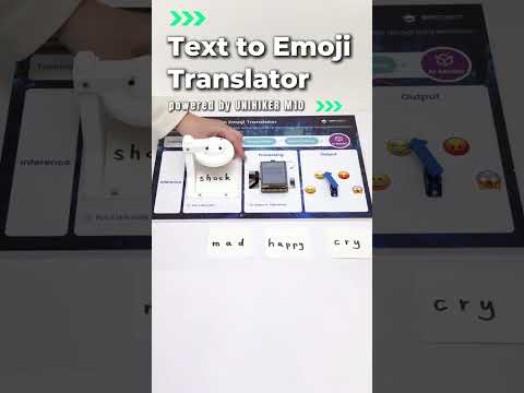 Text to Emoji Translator! Visit us at booth ND32! | AI Sensor Series #BettUK2025 #dfrobot