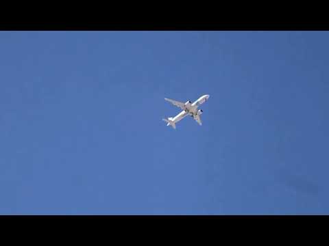 An Airbus A321 lands at Sharm El Sheikh Airport in Egypt.