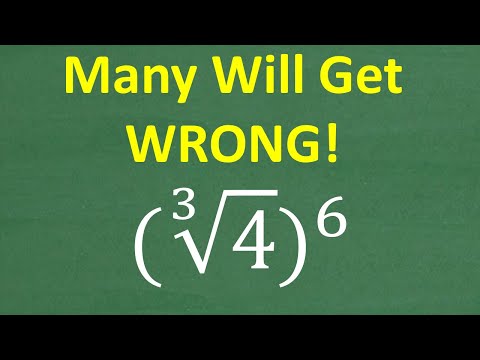 Most People Fail This Simple Math Problem – Can You Get It Right? Solve (∛4)⁶ Without a Calculator?